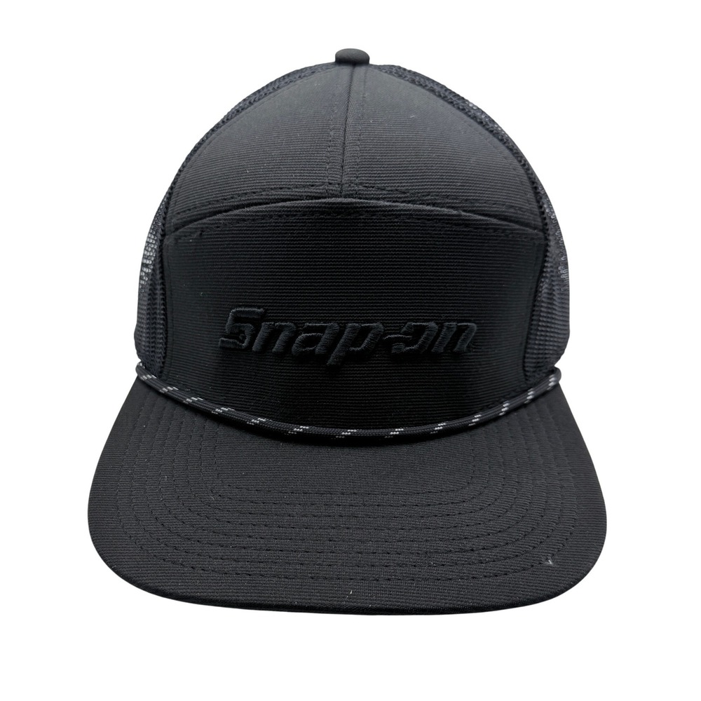 Snap-on 7-Panel Trucker Hat Official License  Black